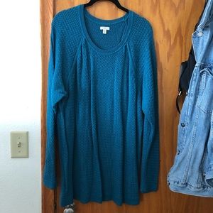 Teal Knit Sweater
